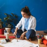 жінка живопис