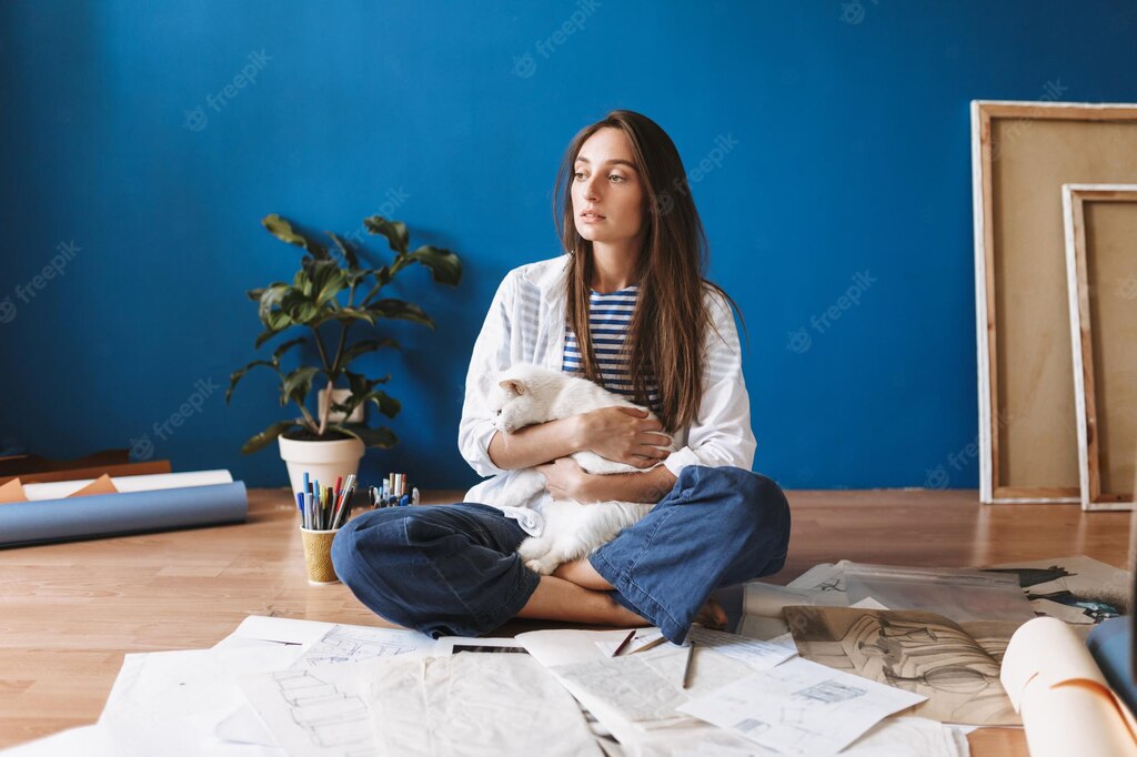 жінка живопис